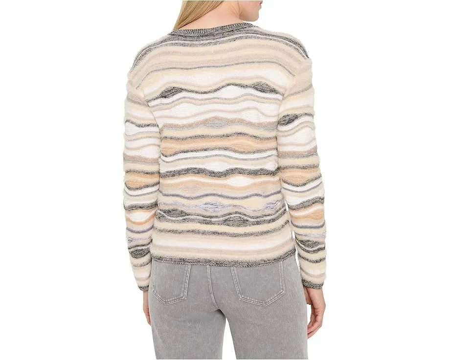 Свитер NIC+ZOE Petite Odyssey Mix с волнообразным узором