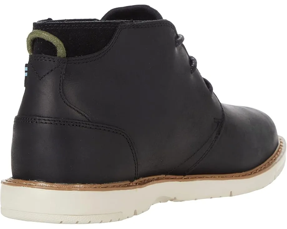 TOMS Navi ботинки из водонепроницаемой черной кожи