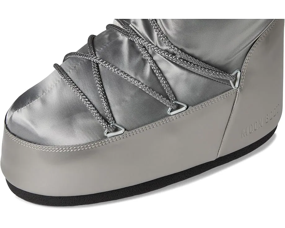 Ботинки MOON BOOT Icon Glance с блестящим атласом и термоизоляцией