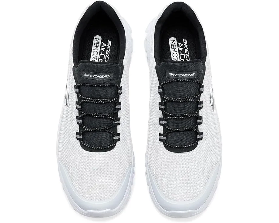 Эластичные кроссовки SKECHERS Glide-Step Noltek с геометрической подошвой