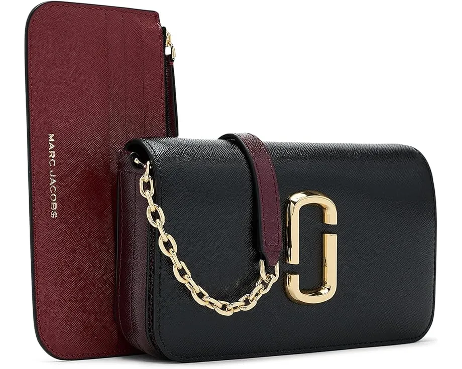 Кошелек на цепочке Marc Jacobs The Snapshot Wallet с клапаном