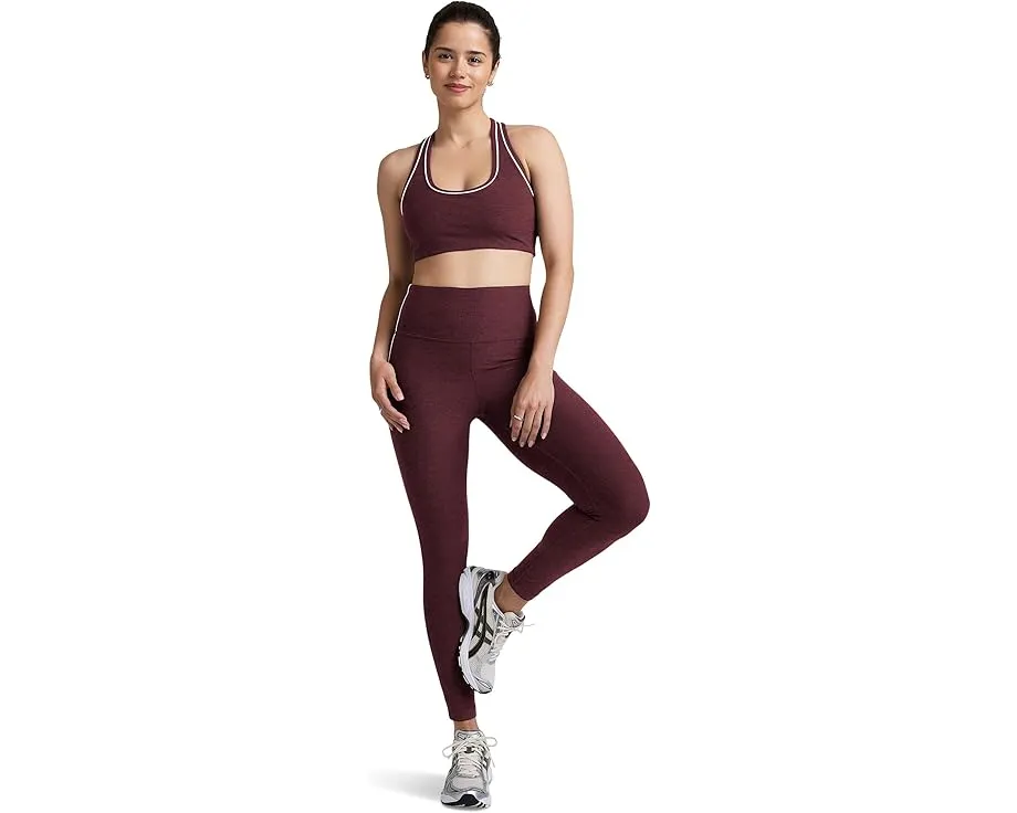 Бюстгальтер Beyond Yoga Spacedye Ready с контрастной окантовкой для средних нагрузок