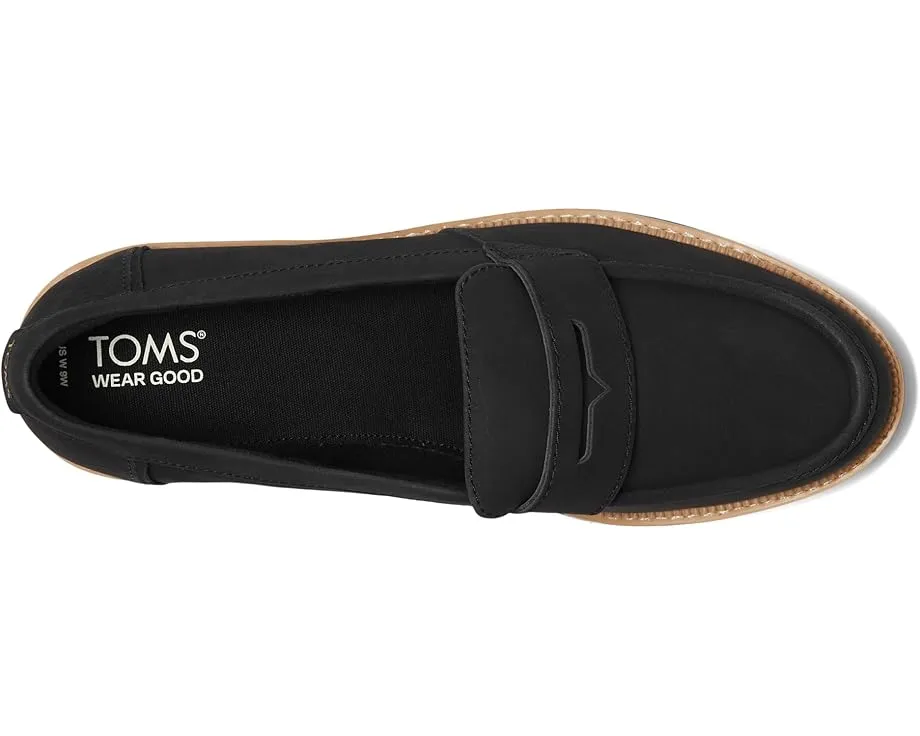 Лоферы TOMS Cara с платформой и контрастными деталями
