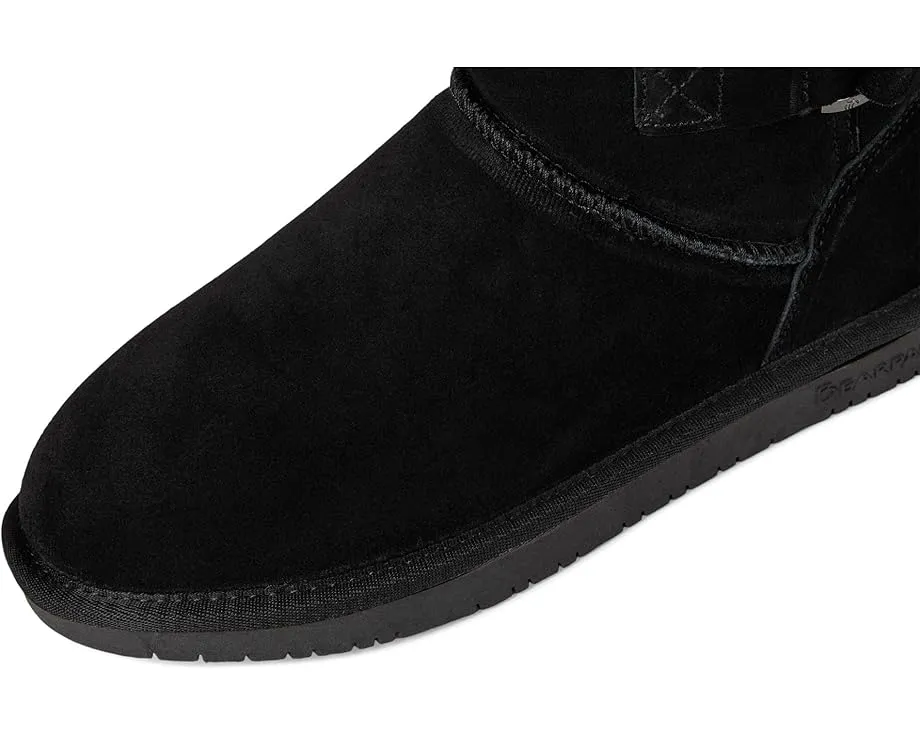 Зимние угги Bearpaw Steph из замши с подкладкой из шерсти и декоративной пряжкой