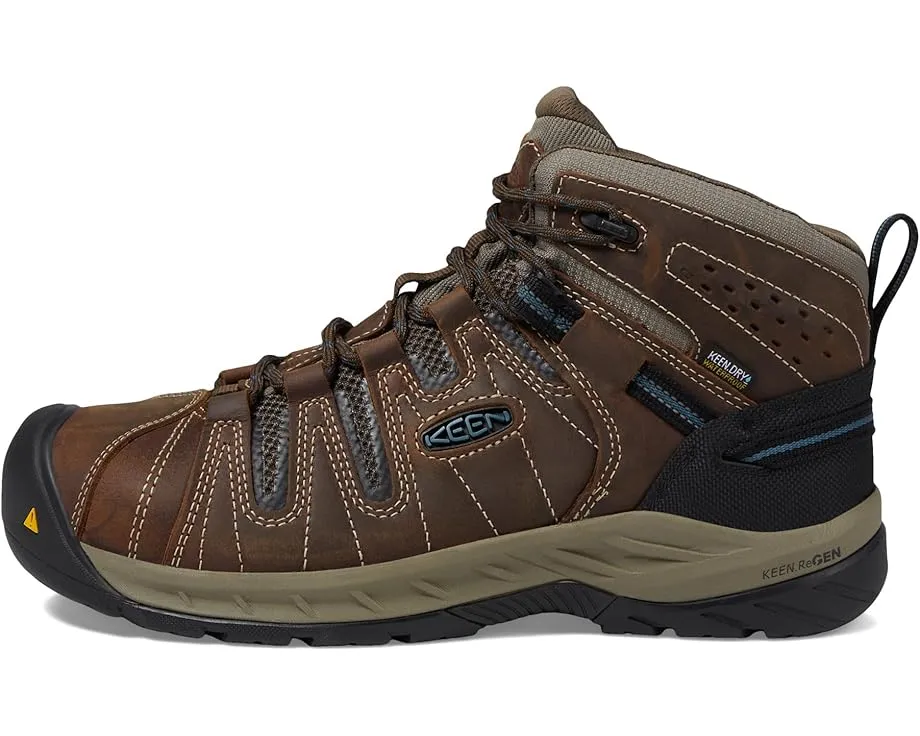 Водонепроницаемые рабочие ботинки KEEN Utility Flint II Mid со стальным мысом