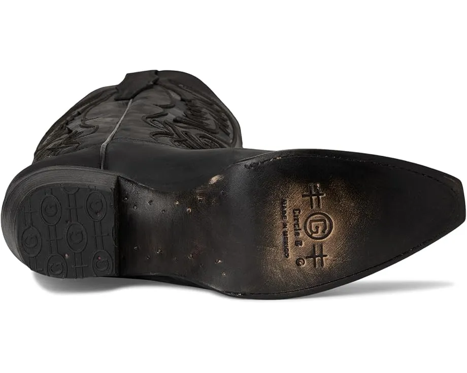 Corral Boots L6073 кожаные сапоги до колена с вышивкой