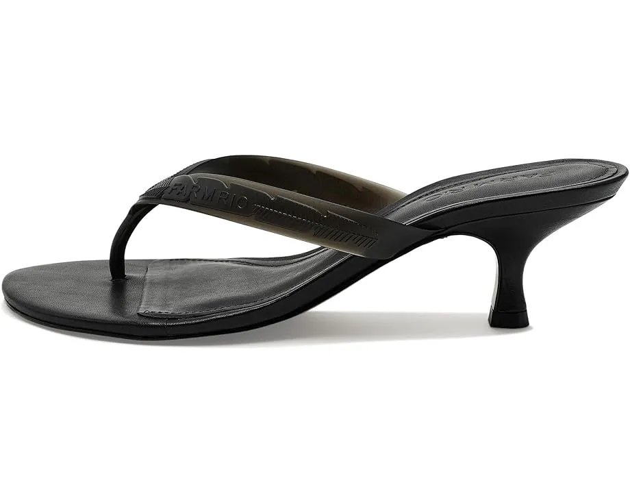 Босоножки Rob Heel Sandals от FARM Rio на каблуке с отделкой из поливинилхлорида