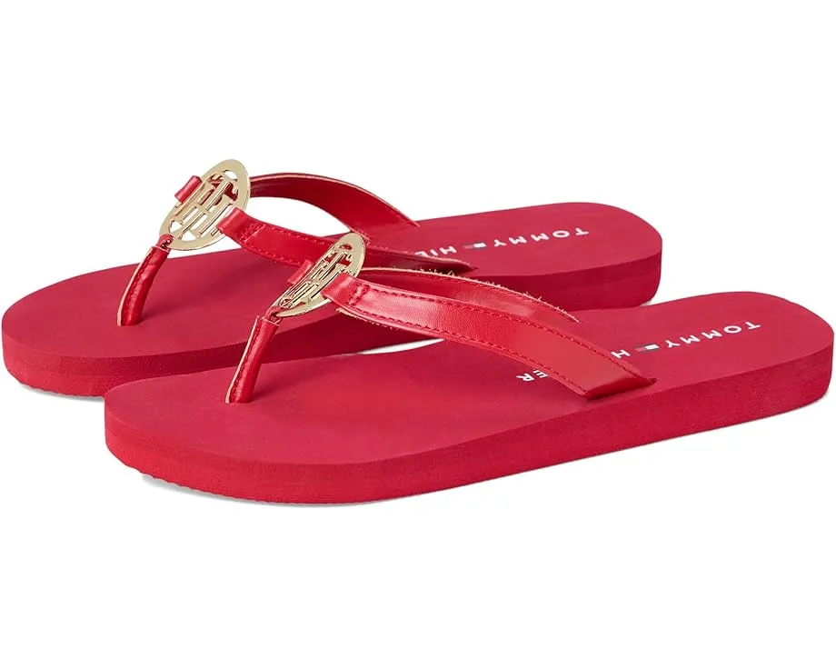 Сандалии Tommy Hilfiger Crelina с логотипом и кожаной стелькой