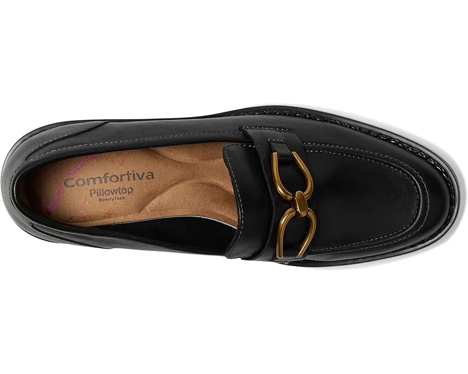 Лоферы Comfortiva Ester с бит-акцентом и стелькой из пены с эффектом памяти