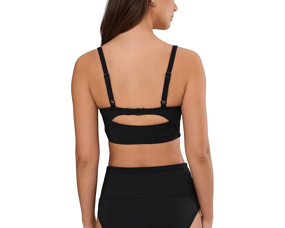 Мидкини Nike Effortless Essential V-neck со средней поддержкой и съемными чашками