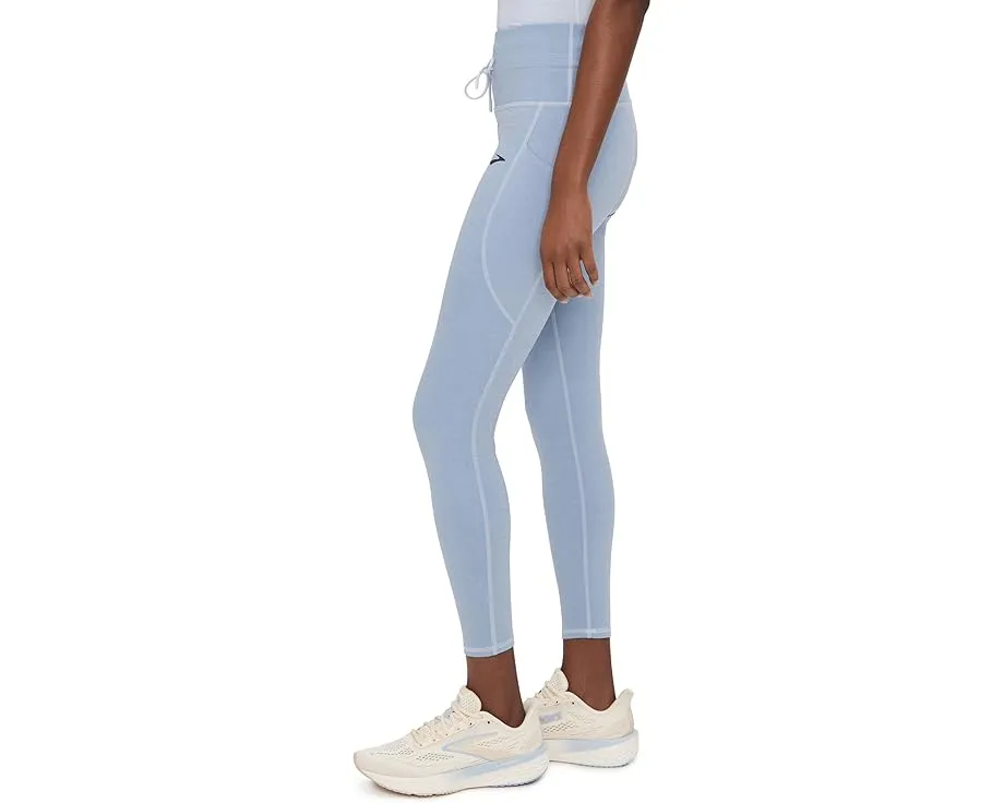 Леггинсы Brooks Luxe Tight с ультрамягкой тканью и двумя карманами на бедре