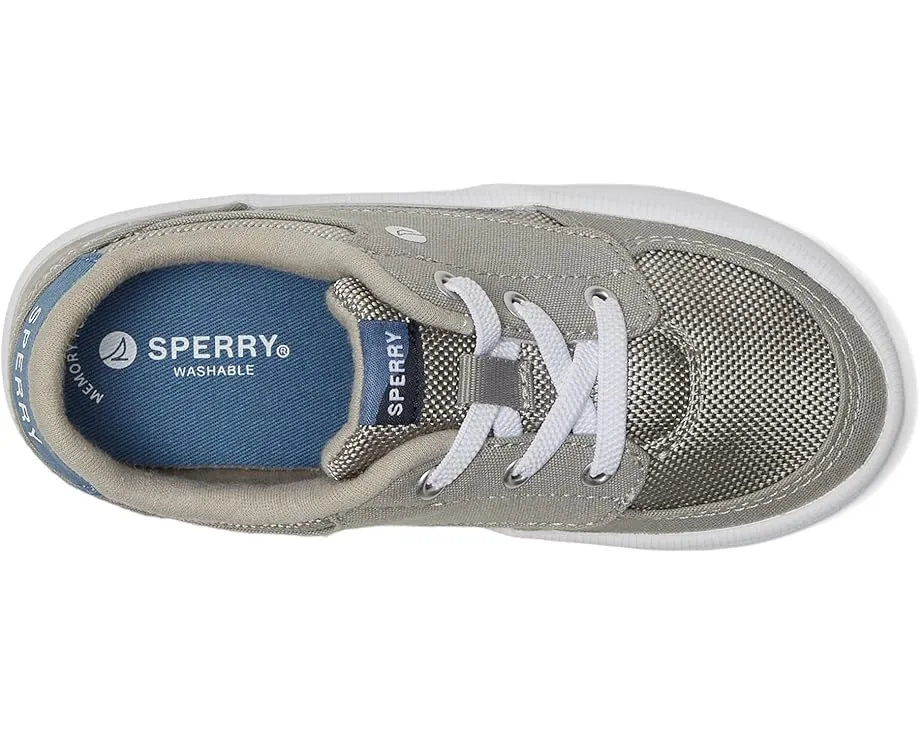 Детские кроссовки Sperry Boardwalk Washable с эластичными шнурками и переработанным полиэстером