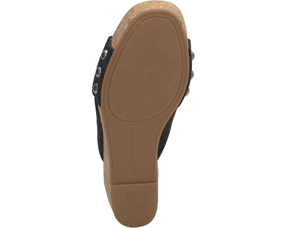 Сандалии Valmai от Lucky Brand на танкетке с верхом из замши