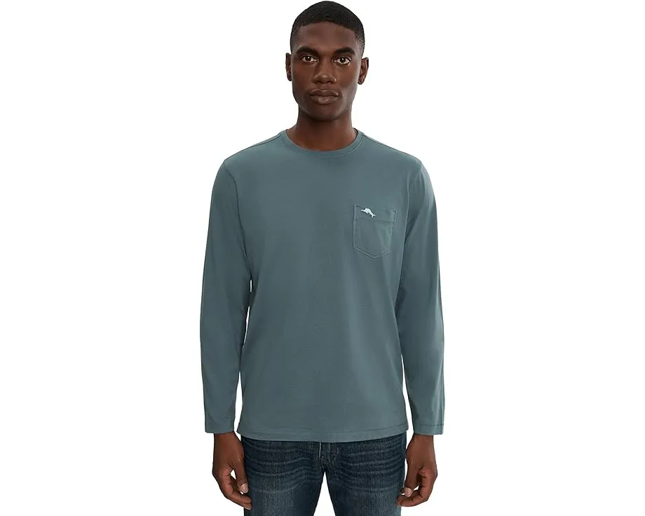 Футболка Tommy Bahama New Bali Skyline Tee с длинным рукавом из хлопка Pima