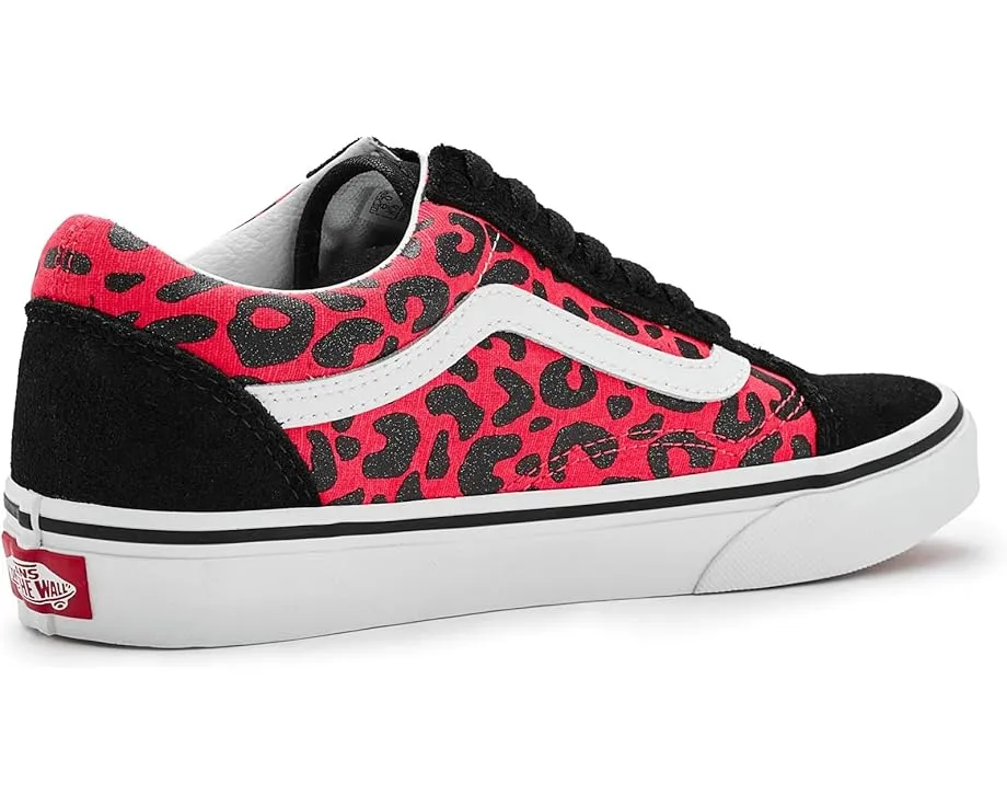 Кеды Vans Old Skool для детей с кожаным верхом и вафельной подошвой