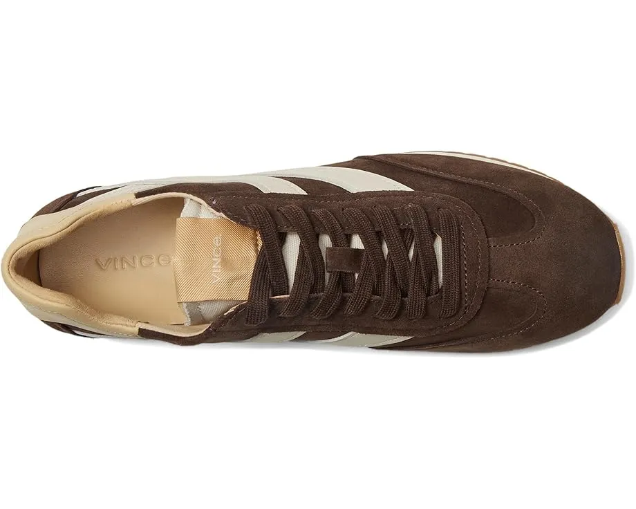 Кроссовки Vince Oasis Runner из замши с волнообразным рисунком подошвы