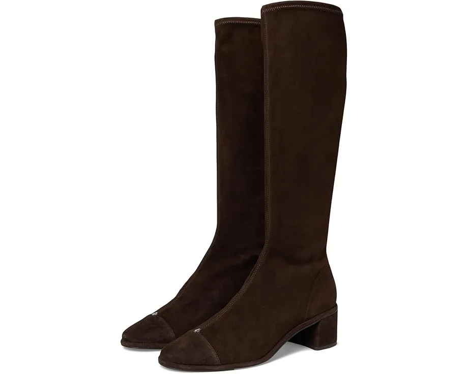 Сапоги Tory Burch Cap-Toe Knee High с мыском и каблуком 55 мм