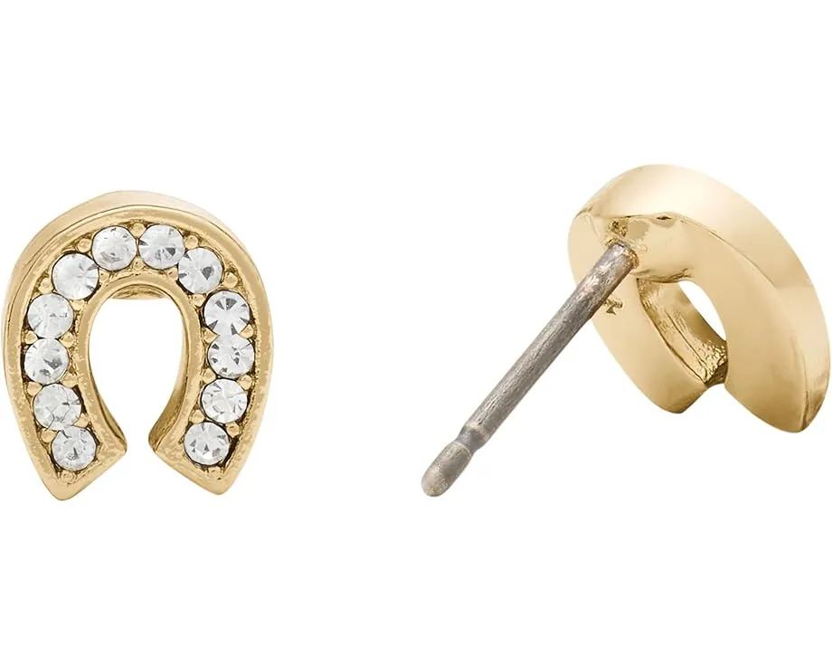 Серьги-гвоздики You're A Gem Pave Horseshoe с кубическим цирконием от Kate Spade New York