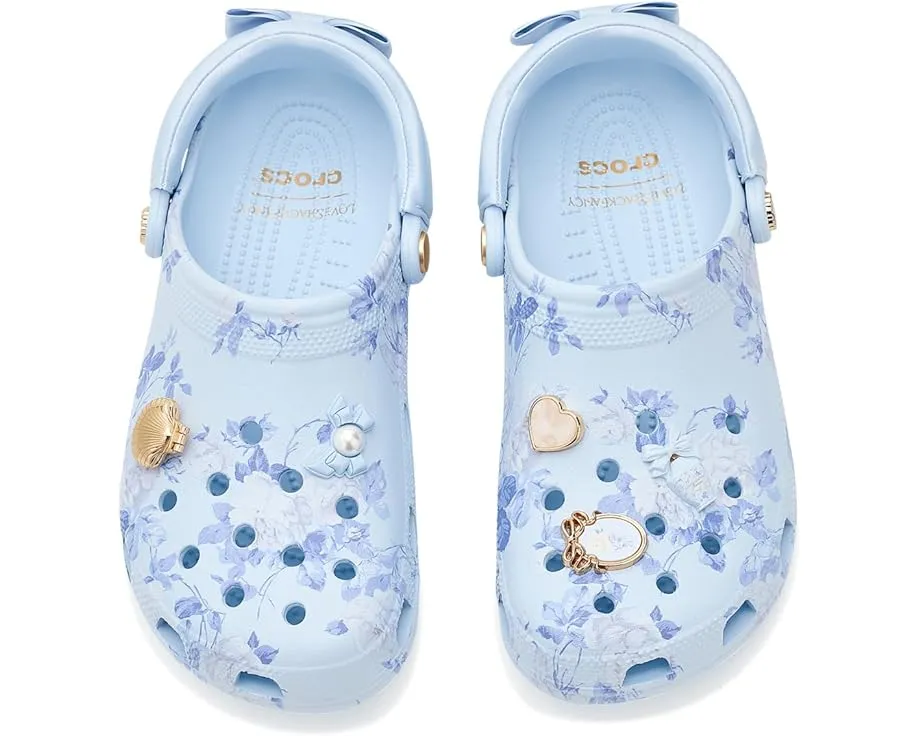 Классические клоги LoveShackFancy от Crocs с амортизирующей подошвой