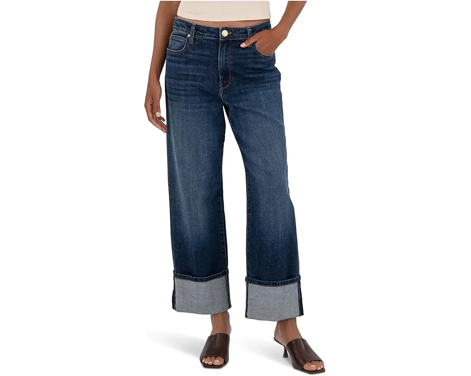 Джинсы KUT from the Kloth Sienna с высокой посадкой и прямыми штанинами