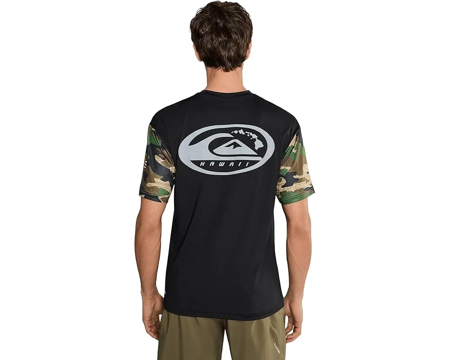 Короткая футболка Quiksilver Hi Everyday Short Sleeve Surf Tee с ярким принтом