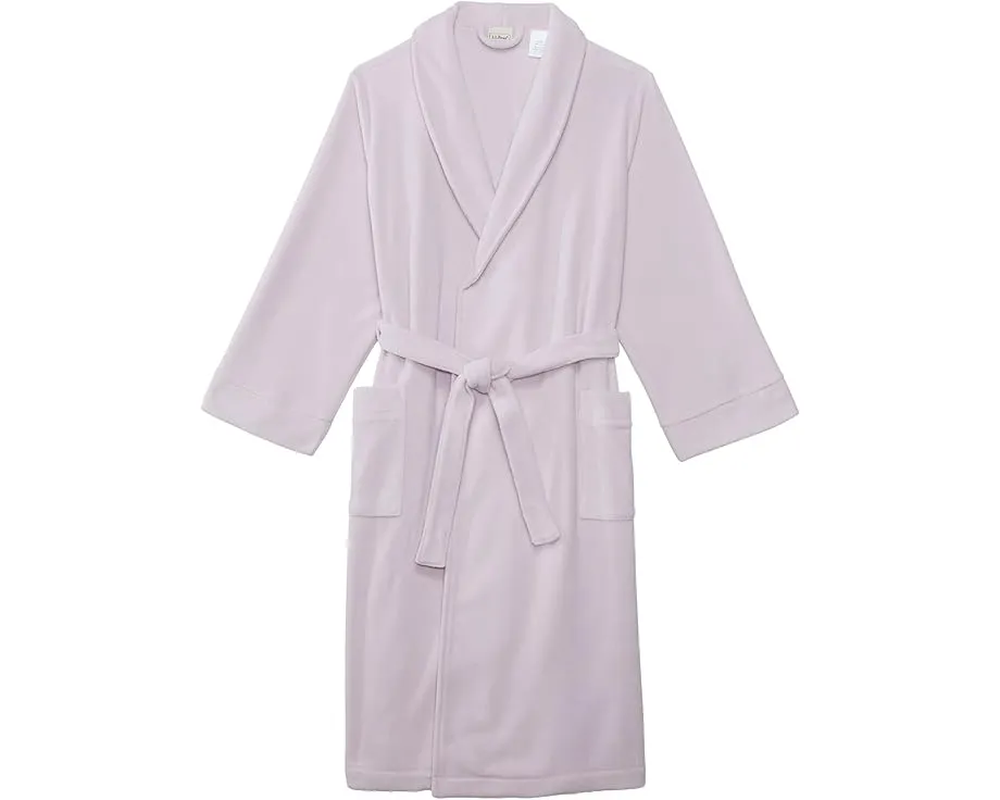 Детский халат L.L.Bean из флиса с длинными рукавами и поясом