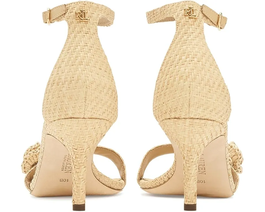 Босоножки Lauren Ralph Lauren Allie на среднем каблуке с отделкой из рафии