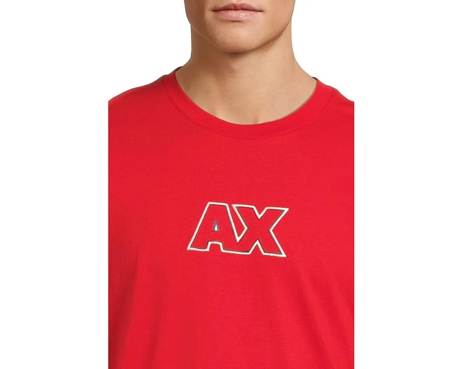 Футболка Armani Exchange из плотного хлопкового джерси