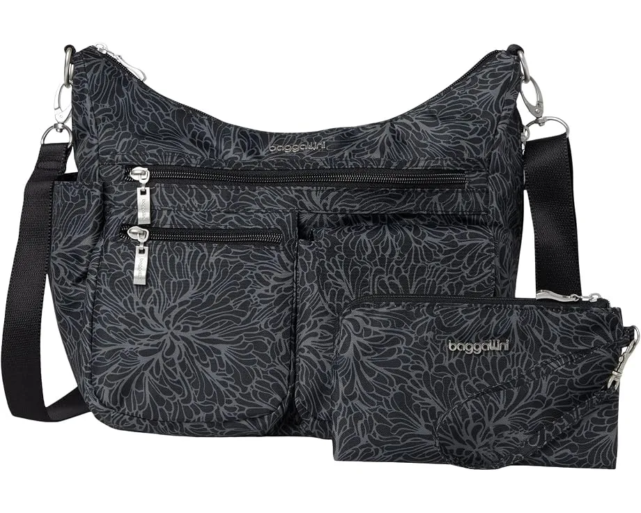 Сумка Baggallini Modern Everywhere Bag с защитой от RFID и держателем для бутылки
