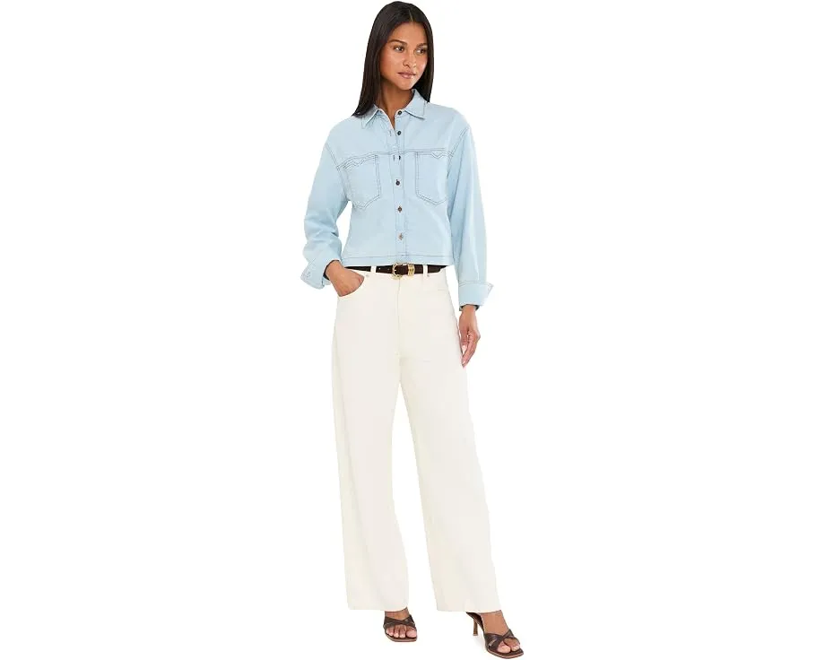 Рубашка Aubrey Long Sleeve Button Down от KUT from the Kloth с длинным рукавом