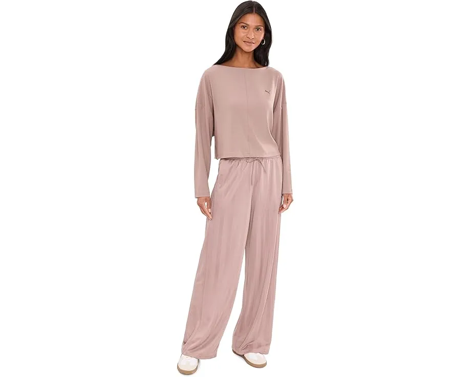 Cloudspun Ribbed Slouchy Long Sleeve Tee