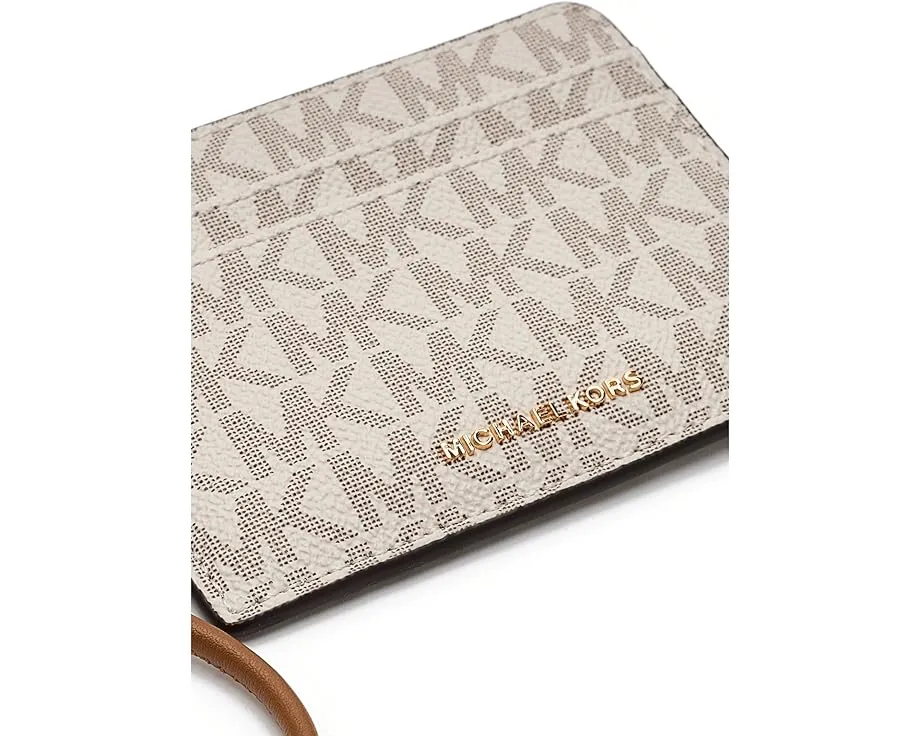 MICHAEL Michael Kors косметичка Jet Set Small Card Case Wristlet на запястье