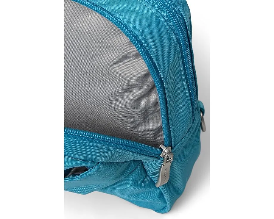 Мини-слинг Baggallini Double Zip с защитой RFID и регулируемым ремнем