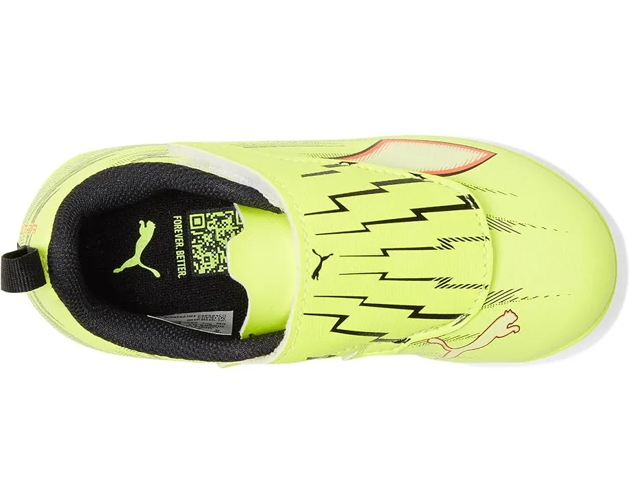 Детские футбольные бутсы PUMA Ultra 6 Play с застежкой на липучке для твердого и искусственного покрытия из переработанных материалов