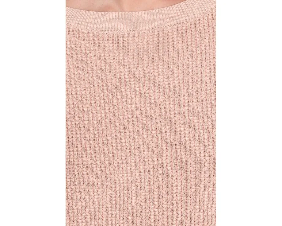 Пуловер L.L.Bean с вафельной вязкой и широким воротником