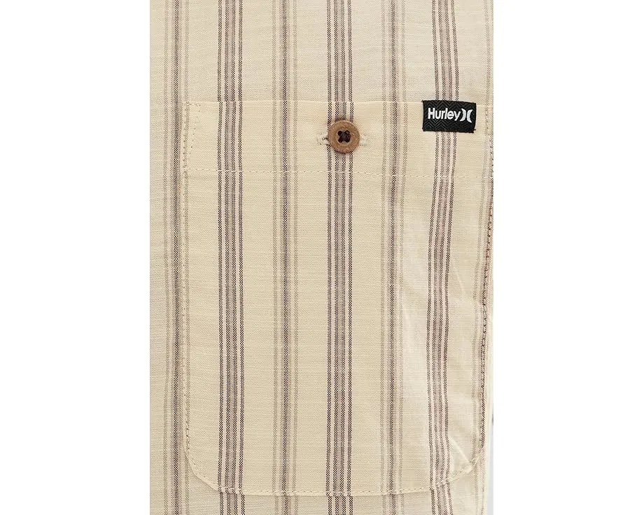 Рубашка Hurley Lido Stripe с коротким рукавом в полоску