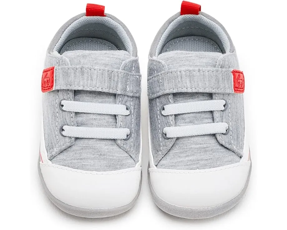 See Kai Run Первые шаги Stevie Mini из денима с гибкой подошвой для малышей