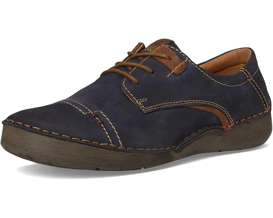 Туфли Josef Seibel Fergey 68 из нубука с застежкой на липучке