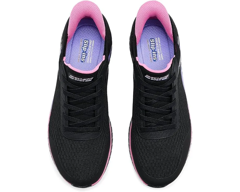 BOBS from SKECHERS кеды Squad Chaos с мятой и голубым градиентом