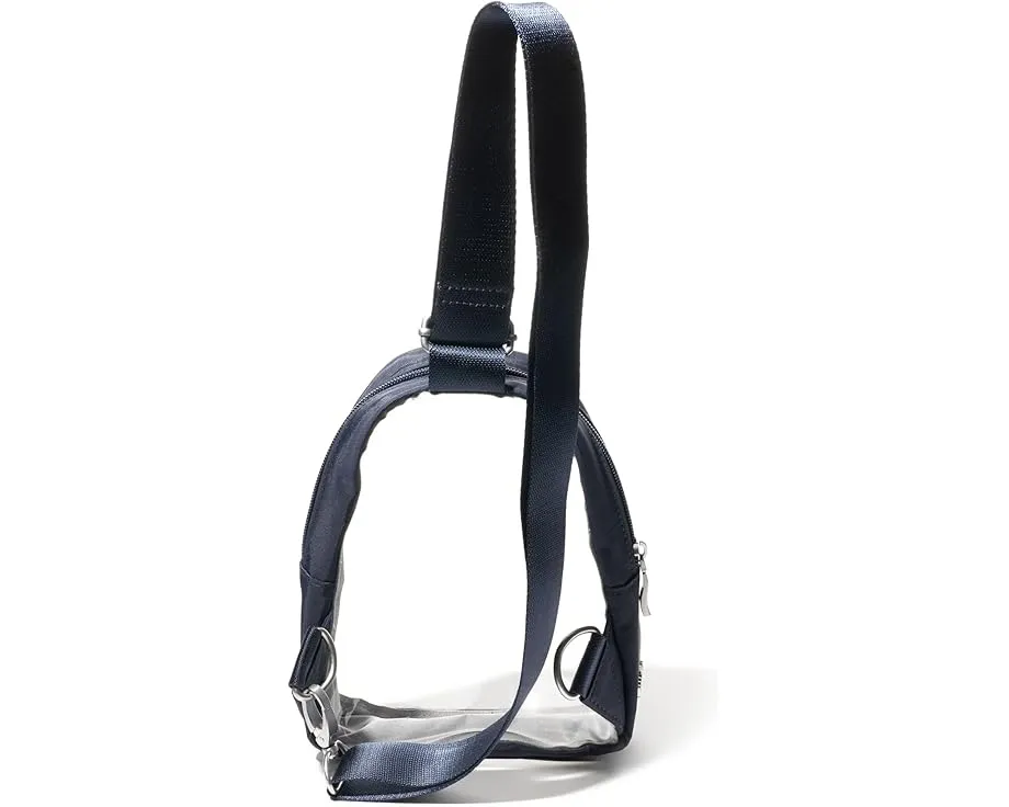 Мини-слинг Baggallini Clear Stadium с прозрачным водоотталкивающим материалом