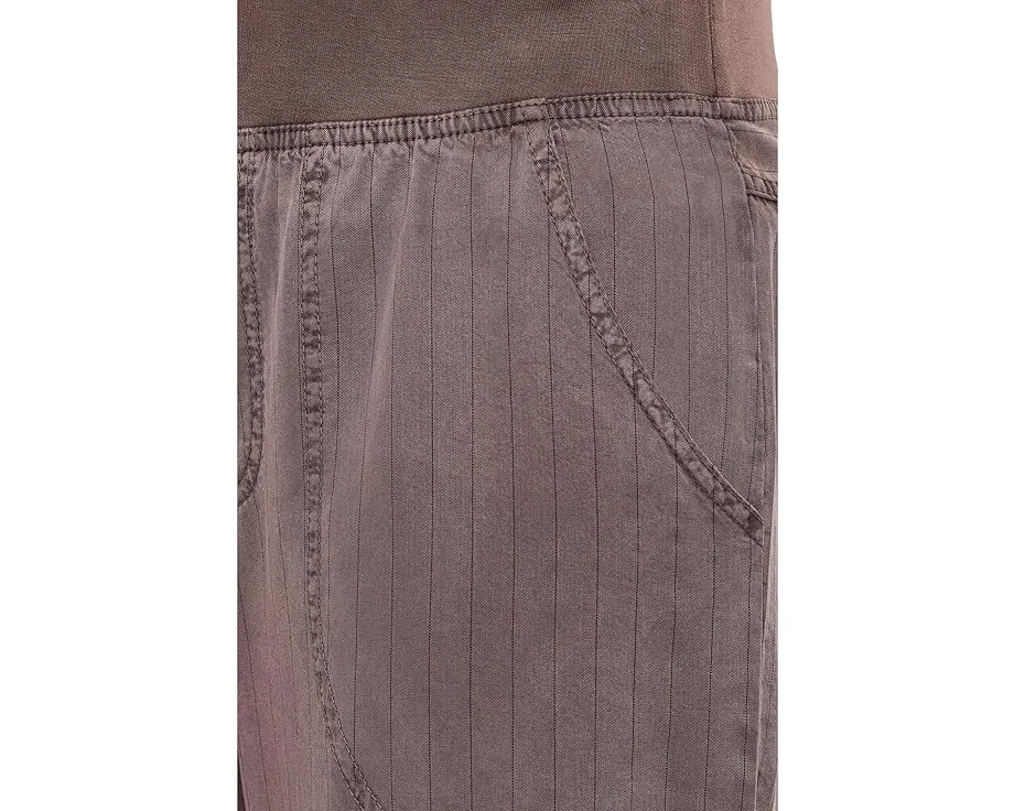 XCVI укороченные брюки Carrel с вышивкой на эластичном поясе