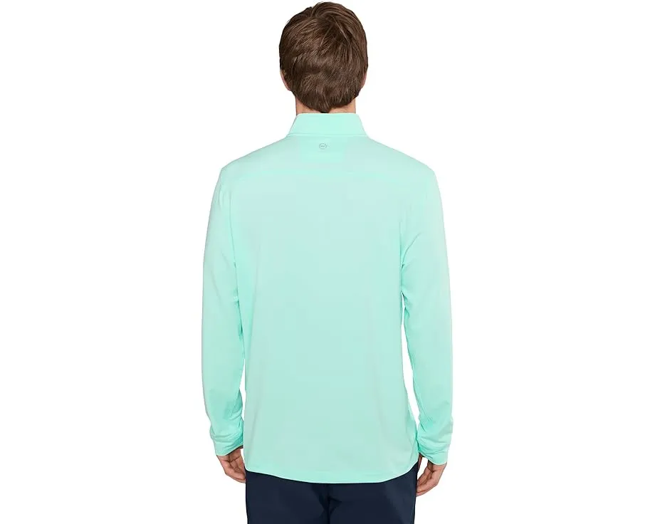 Vineyard Vines Полузип Performance Club из ткани с защитой от складок