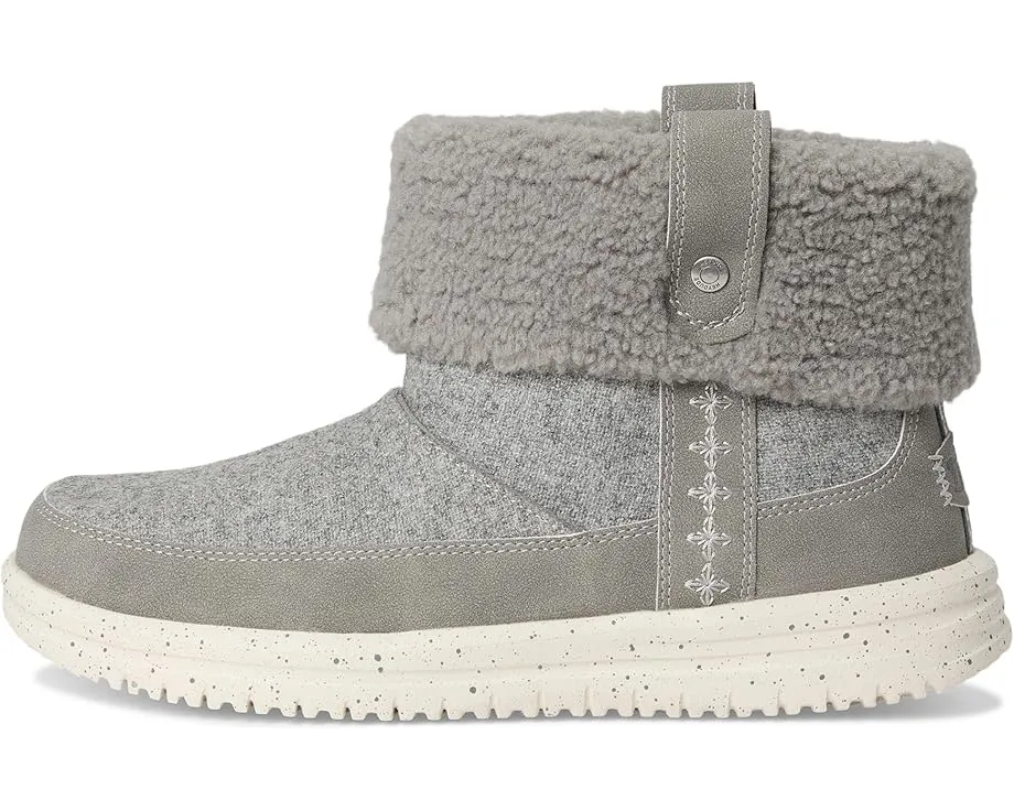 Ботинки Hey Dude Camden Cuff Wool Cozy с хлопковым верхом и водоотталкивающей кожей