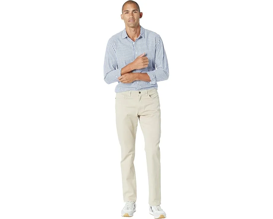Johnston & Murphy брюки Five-Pocket Slim Fit из пима-хлопка