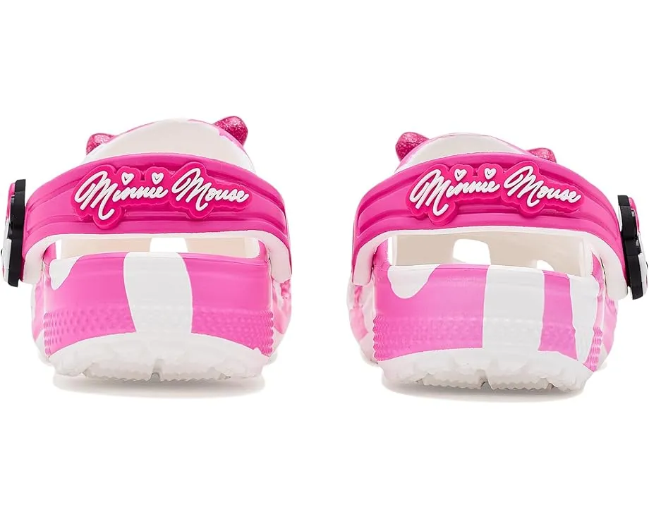Кроксы Crocs Kids Disney Микки Маус для малышей с розовым бантом