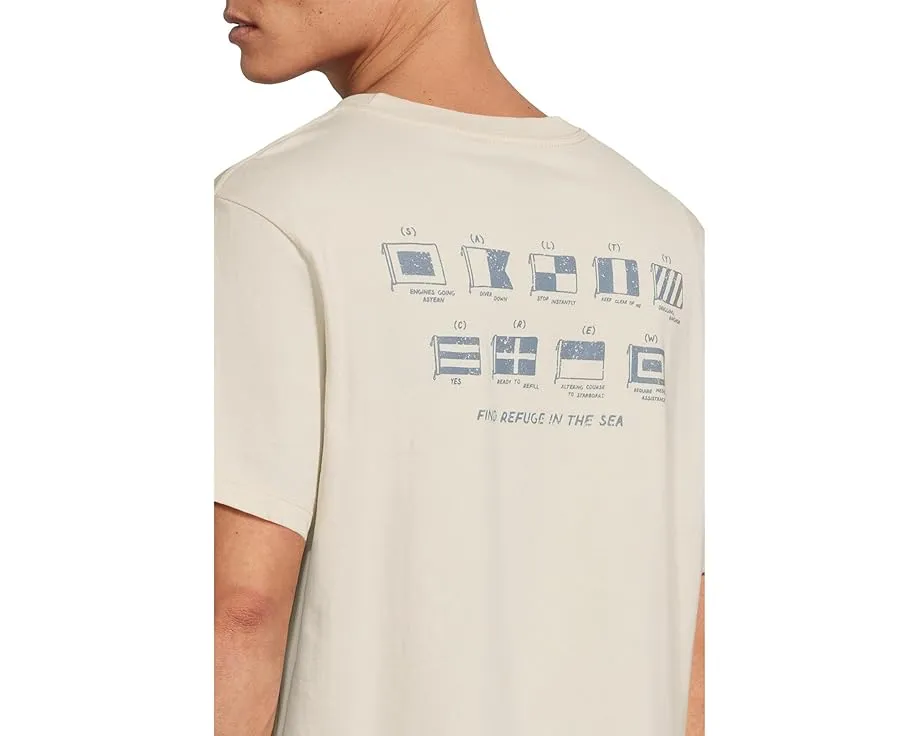 Футболка Salty Crew Call Sign с коротким рукавом и контрастным принтом