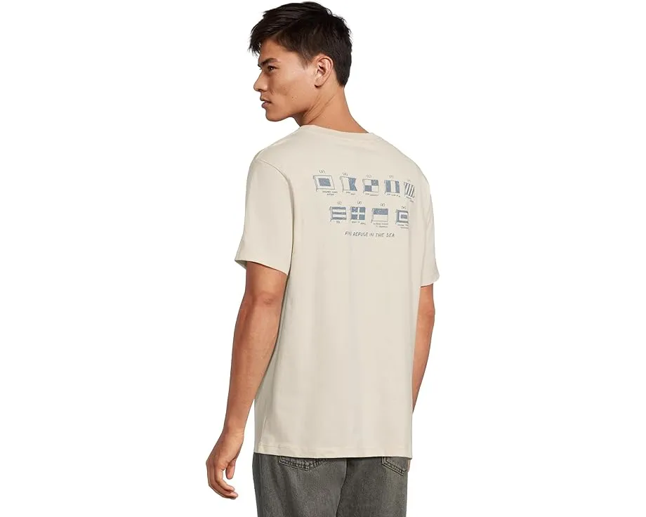 Футболка Salty Crew Call Sign с коротким рукавом и контрастным принтом