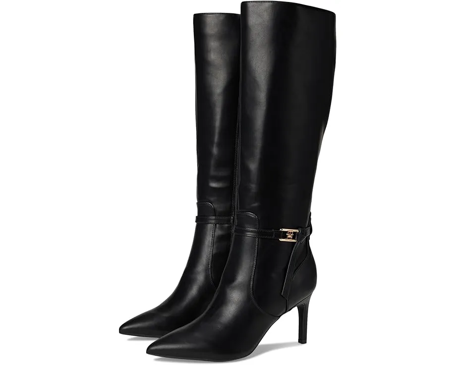 Ботинки Tommy Hilfiger Jullie до колена с пряжкой и каблуком шпилькой