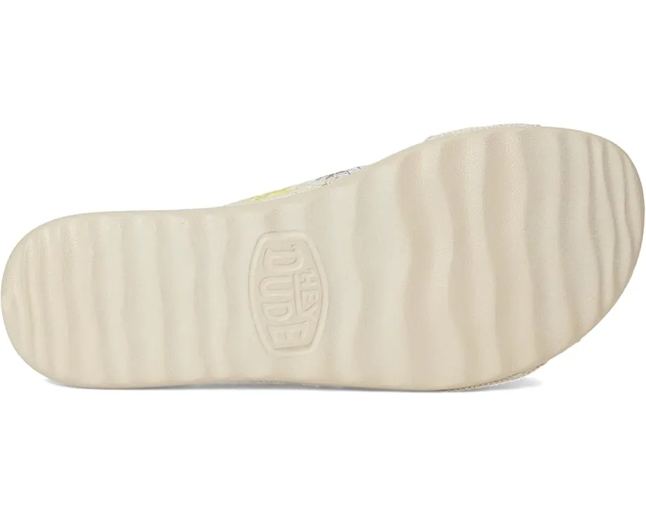 Сандалии Hey Dude Christi Slide Cottage Crochet с вышитой крючком перемычкой