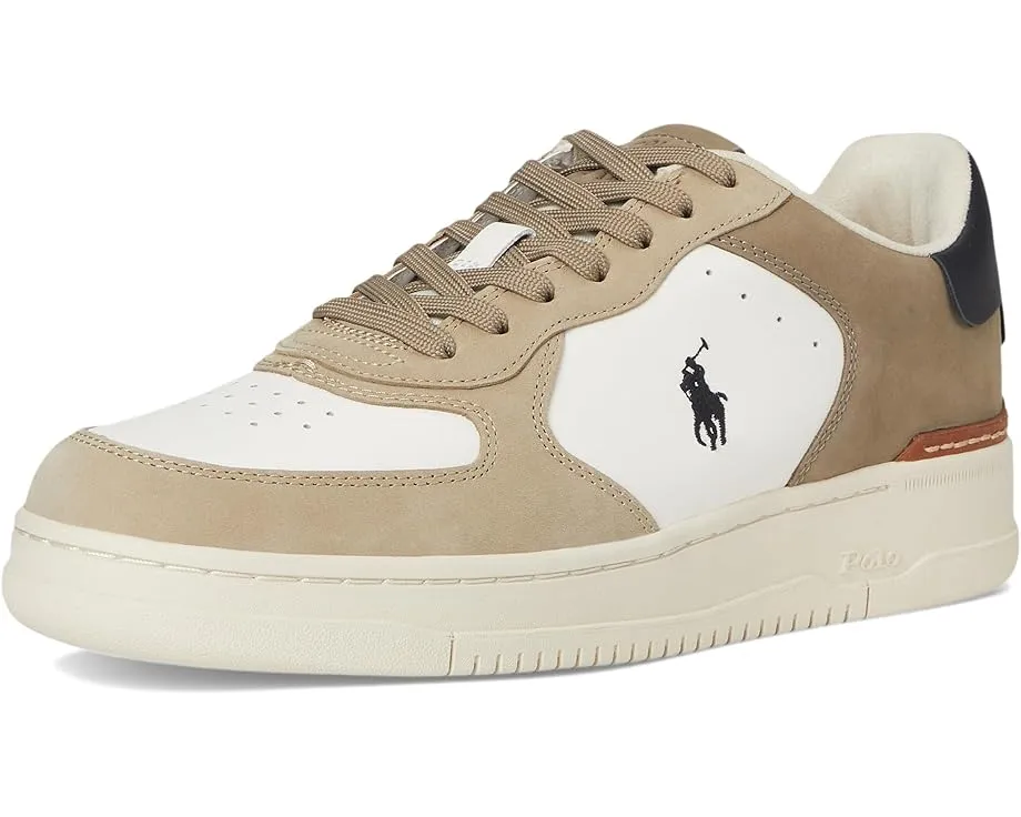 Polo Ralph Lauren Masters Court кроссовки из нубука и кожи с поддержкой стопы